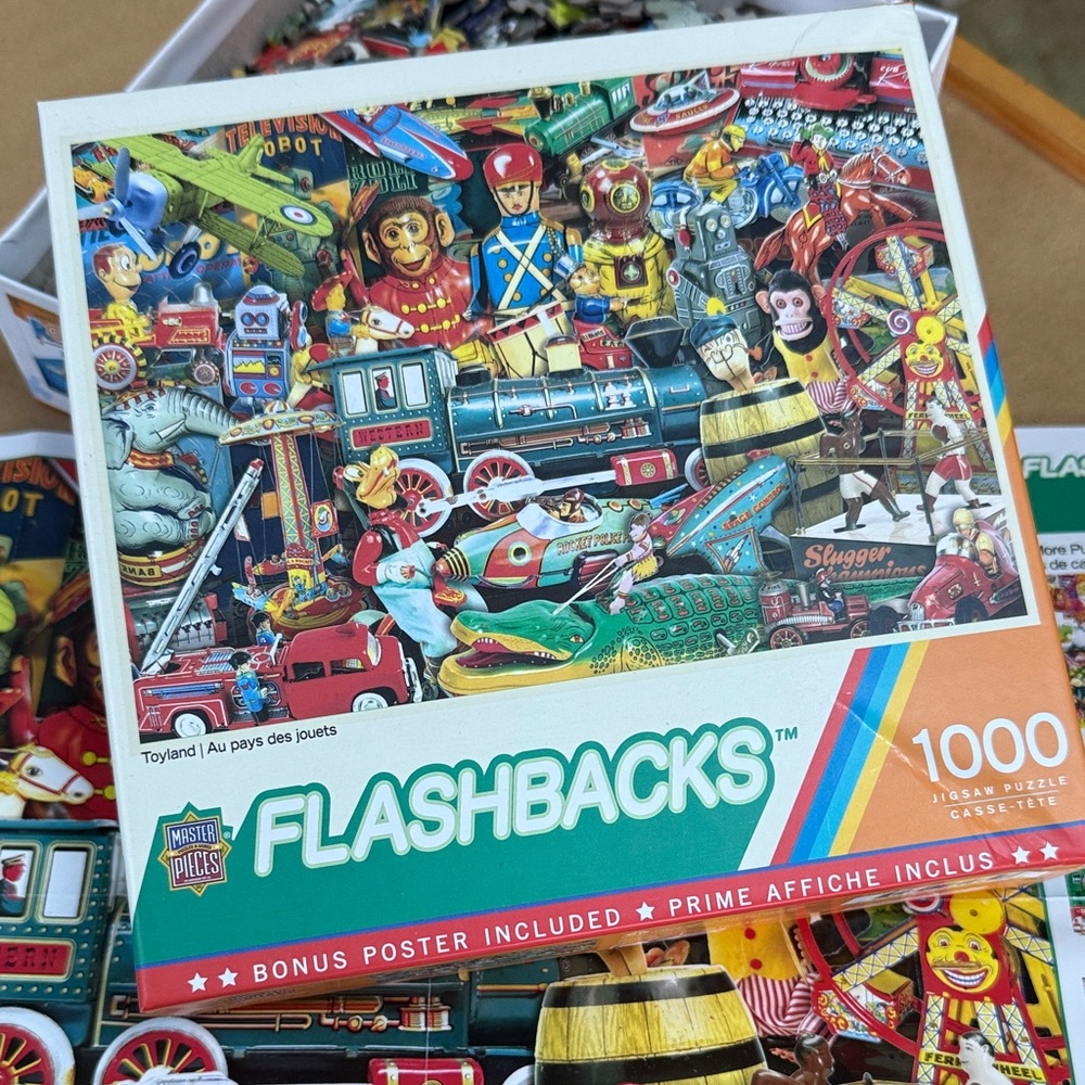 1000-pc MasterPieces Toyland Flashbacks Jigsaw Puzzle (K)